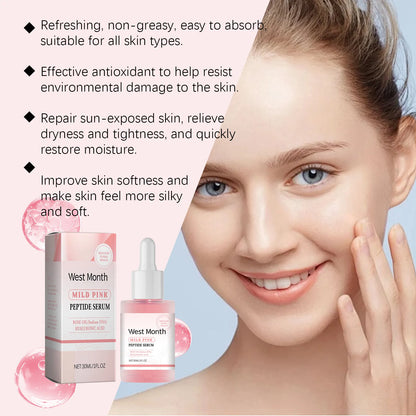 Taviona™ Mild Pink Peptide Repair cream in a sleek jar, showcasing its smooth pink texture and elegant packaging.