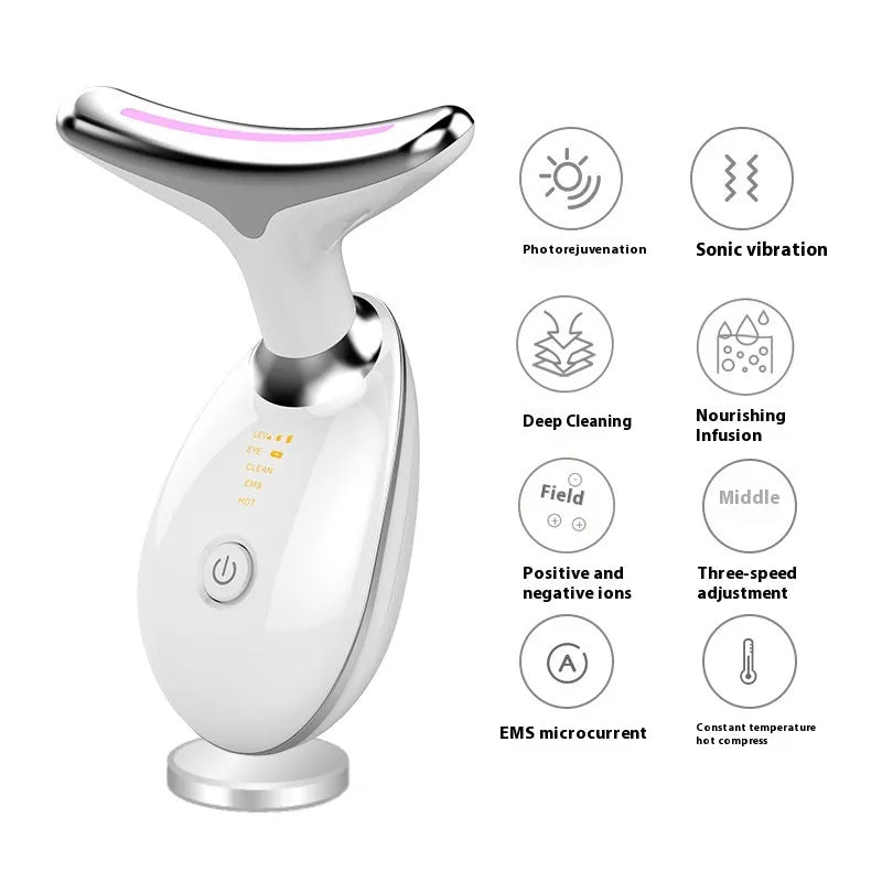 Taviona™ V-Lift Contour Pro facial lifting device with sleek design and ergonomic handles, used for skin tightening and facial contouring.