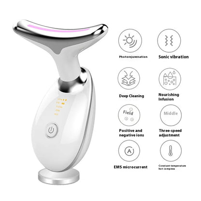 Taviona™ V-Lift Contour Pro facial lifting device with sleek design and ergonomic handles, used for skin tightening and facial contouring.