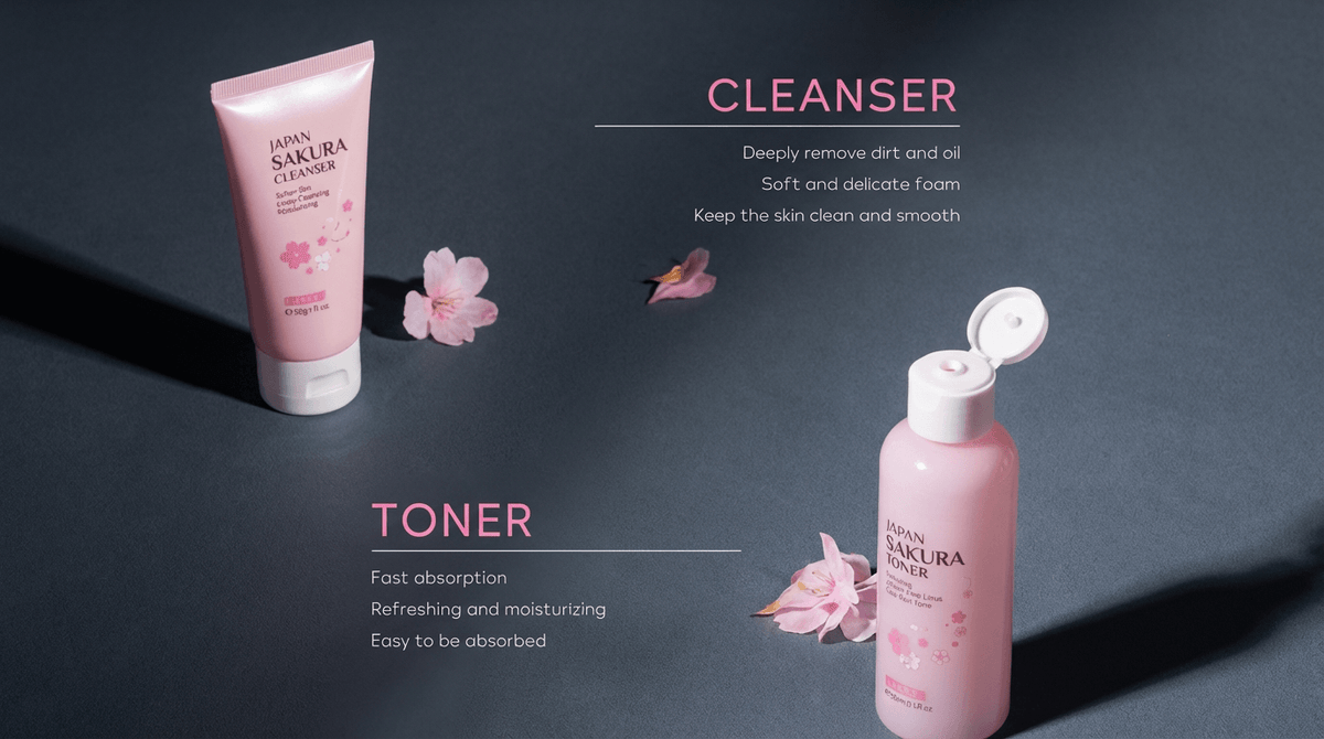 Sakura Glass Skin Ritual — Complete 5-Piece Collection
