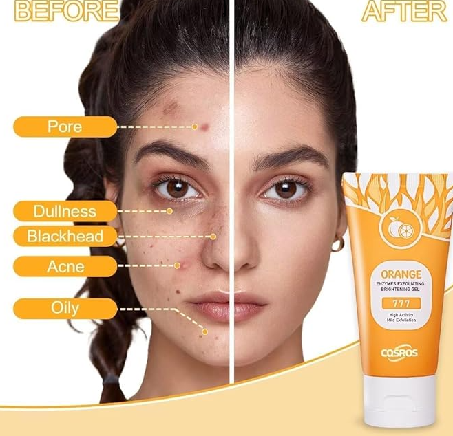 Taviona™ Vitamin C Radiance Peel in a jar, showcasing the brightening peel with fresh citrus slices and skincare product packaging