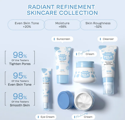 Taviona™ Clinical Milk-Barrier 5-Piece System with bottles, nipples, and accessories for infant feeding and milk storage.