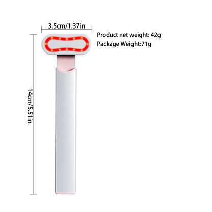 Taviona Bright-Eye Sonic Revitalizer device with sleek design, used for skin revitalization around the eyes.
