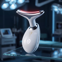 Taviona™ V-Lift Contour Pro facial device with V-shaped design and adjustable settings for skin contouring and lifting.
